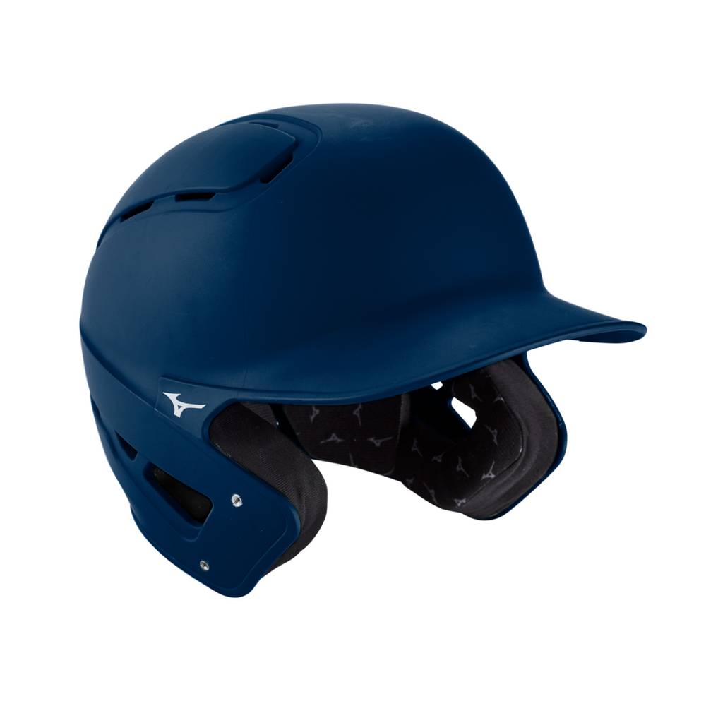 Casco Mizuno B6 Baseball Batting Uomo - Blu Marino - 48213-ZFET